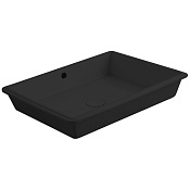 Simas Top e lavabi d'Arredo Раковина под столешницу 56,5х36 см, с переливом, цвет: nero S60 nero