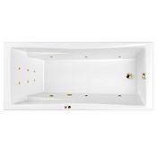 Whitecross Palace Ванна гидромассажная Line 170х75 см, на каркасе, цвет: белый глянцевый 0104.170075.100.LINE.GL