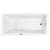 Whitecross Palace Ванна гидромассажная Smart 170х75 см, на каркасе, цвет: белый глянцевый 0104.170075.100.SMART.BR