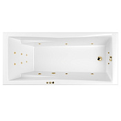 Whitecross Palace Ванна гидромассажная Smart 170х75 см, на каркасе, цвет: белый глянцевый 0104.170075.100.SMART.GL