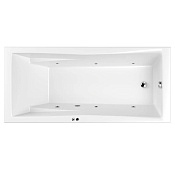 Whitecross Palace Ванна гидромассажная Soft 170х75 см, на каркасе, цвет: белый глянцевый 0104.170075.100.SOFT.CR