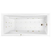 Whitecross Palace Ванна гидромассажная Ultra 170х75 см, на каркасе, цвет: белый глянцевый 0104.170075.100.ULTRA.BR