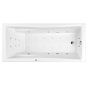 Whitecross Palace Ванна гидромассажная Ultra 170х75 см, на каркасе, цвет: белый глянцевый 0104.170075.100.ULTRA.CR