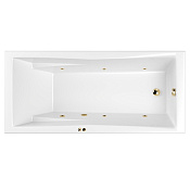 Whitecross Palace Ванна гидромассажная Soft 180х80 см, на каркасе, цвет: белый глянцевый 0104.180080.100.SOFT.GL