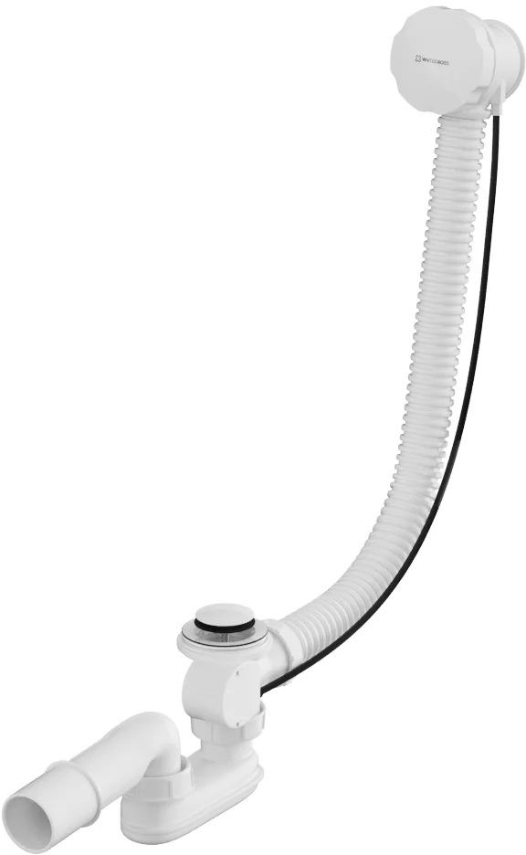 Whitecross Слив-перелив для ванны, цвет: белый глянцевый SPWC60WHG