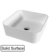 Whitecross Garnet Раковина чаша 40,5х40,5 см, без перелива, цвет: белый матовый 0702.040040.200