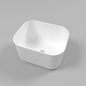 Whitecross Lazurit Раковина чаша 50х40 см, без перелива, цвет: белый глянцевый 0713.050040.100