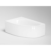 Whitecross Aquarella Экран для ванны - левый, 170х56 h см, цвет: белый глянцевый 1101.0108.100