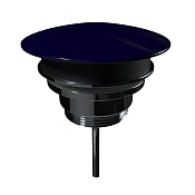 Kerasan Nolita Донный клапан Click-Clack, универсальный с керамич. крышкой, цвет: blu cobalto lucido 923377