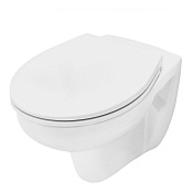 Tece Basic Унитаз подвесной 36х51,5 см, безободковый с крышкой soft-close, цвет: белый глянцевый 9700018