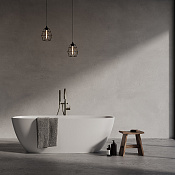 Dea Design Soul Ванна из Solid Surface отдельностоящая 170x72 см, композит, цвет: белый матовый DD8630 1700 18