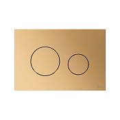 Tece Loop Кнопка смыва для унитаза, пластик, цвет: латунь металлик 9240936