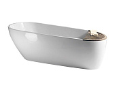 Kerasan Aquatech Ванна из минерального материала отдельностоящая 170х80 см, цвет: Bianco 375001