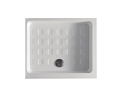 Kerasan Retro Поддон прямоугольный для душа керамический 96x80x20h см, слив 9 см, цвет: Bianco 133701