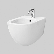 ArtCeram File 2.0 Биде подвесное 37x52 см, 1 отв, с переливом, покрытие Saniglaze, цвет: matt white FLB003 05 00