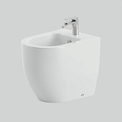 ArtCeram Monet Биде напольное 36x54 см, 1 отв, с переливом, покрытие Saniglaze, цвет: glossy white MNB003 01 00