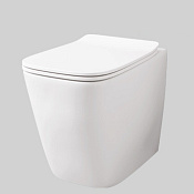 ArtCeram A16 Унитаз напольный 36x54 см, смыв торнадо, цвет: glossy white ASV007 01 00