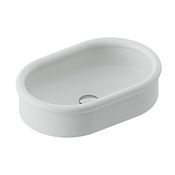 ArtCeram Brera Раковина чаша 60x40x15h см, без перелива, цвет: matt white BRL003 05 00