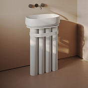 ArtCeram Church Консоль напольная металлическая для раковины 53x34x71h см, цвет: matt white ACA086 05