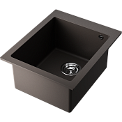 Omoikiri Bosen 41 ES Кухонная мойка из Tetogranit 41x21 см, цвет: espresso 4997205