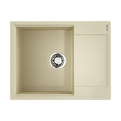Omoikiri Daisen 65T BE Кухонная мойка из Tetogranit, крыло справа, 65x23 см, цвет: ваниль 4993513