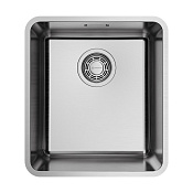 Omoikiri Omi 37-U/I Ultra IN Кухонная мойка из нержавеющей стали 37x17,9 см, цвет: нержавеющая сталь 4997399