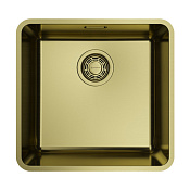 Omoikiri Omi 43-U/I Ultra LG Кухонная мойка из нержавеющей стали 43x17,9 см, цвет: светлое золото 4997412