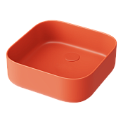 Omoikiri June LI Раковина чаша d38x12h см, из Natceramic, без перелива, цвет: lipstick 4972074