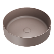 Omoikiri Mira BG Раковина чаша d40,5x12h см, из Natceramic, без перелива, цвет: бежево-серый 4972069