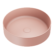 Omoikiri Mira RO Раковина чаша d40,5x12h см, из Natceramic, без перелива, цвет: розовый 4972067