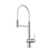 Omoikiri Kanto 2 Plus-SB C-WH Смес. для кухни с гибк. излив. и возм. подкл. фильтр, цвет: хром 4994400