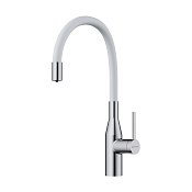 Omoikiri Yatomi 2 Plus BN-WH Смес. для кухни с гибк. изливом и возм. подкл. фильтр, цвет:нерж. сталь 4994345