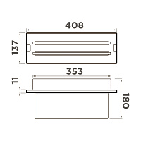 Omoikiri FP-03-PRO GB Держатель для досок, цвет: графит 4999068