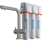 Omoikiri Смеситель для кухни с фильтром в комплекте, цвет: leningrad grey 4219.8028P