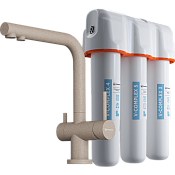 Omoikiri Смеситель для кухни с фильтром в комплекте, цвет: бежевый 4055.8028P