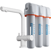 Omoikiri Смеситель для кухни с фильтром в комплекте, цвет: белый 4054.8028P