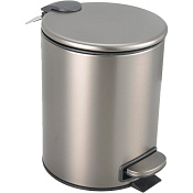 Boheme Uno Ведро с крышкой напольное, 5 литров, цвет: gun metall 10426-GM