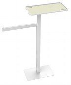 Boheme Стойка напольная - ершик, полотенцедержатель, полка, цвет: matt white 10952-MW