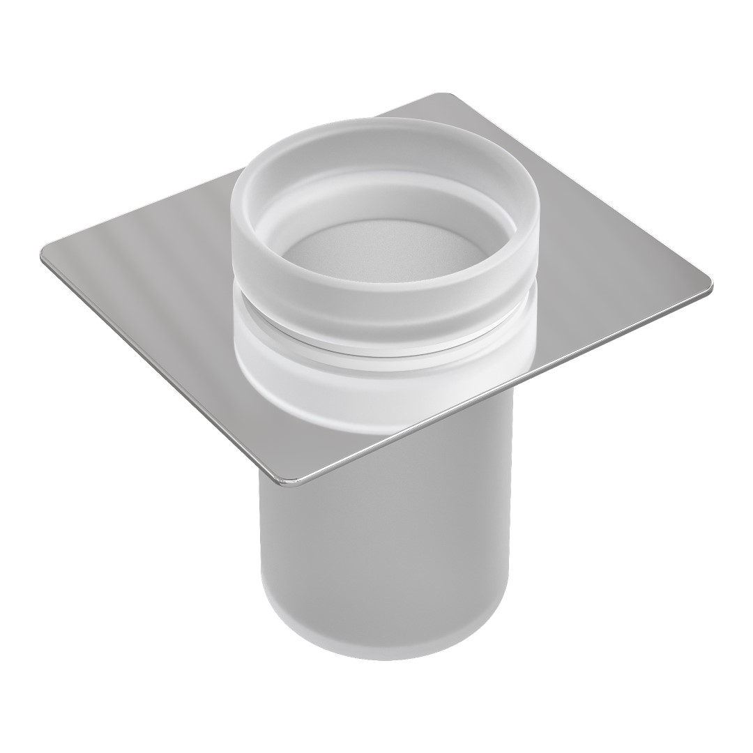 Boheme Space Стакан подвесной, стеклянный полупрозрачный, цвет: chrome 10966-CR-TUM