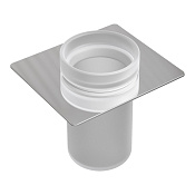 Boheme Space Стакан подвесной, стеклянный полупрозрачный, цвет: chrome 10966-CR-TUM