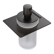 Boheme Space Дозатор для жидкого мыла, встраиваемый, стеклянная колба, цвет: gun metall 10966-GM-DISP