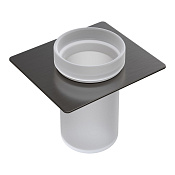 Boheme Space Стакан подвесной, стеклянный полупрозрачный, цвет: gun metall 10966-GM-TUM