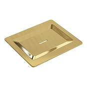 Boheme Space Мыльница с латунной чашей, накладная, цвет: gold 10966-G-SOAP