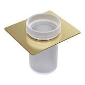 Boheme Space Стакан подвесной, стеклянный полупрозрачный, цвет: matt gold 10966-MG-TUM