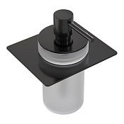 Boheme Space Дозатор для жидкого мыла, встраиваемый, стеклянная колба, цвет: shine gun metall 10966-SGM-DISP