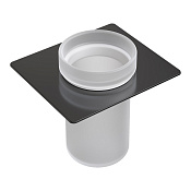 Boheme Space Стакан подвесной, стеклянный полупрозрачный, цвет: shiny gun metall 10966-SGM-TUM