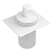 Boheme Space Дозатор для жидкого мыла, встраиваемый, стеклянная колба, цвет: white 10966-W-DISP