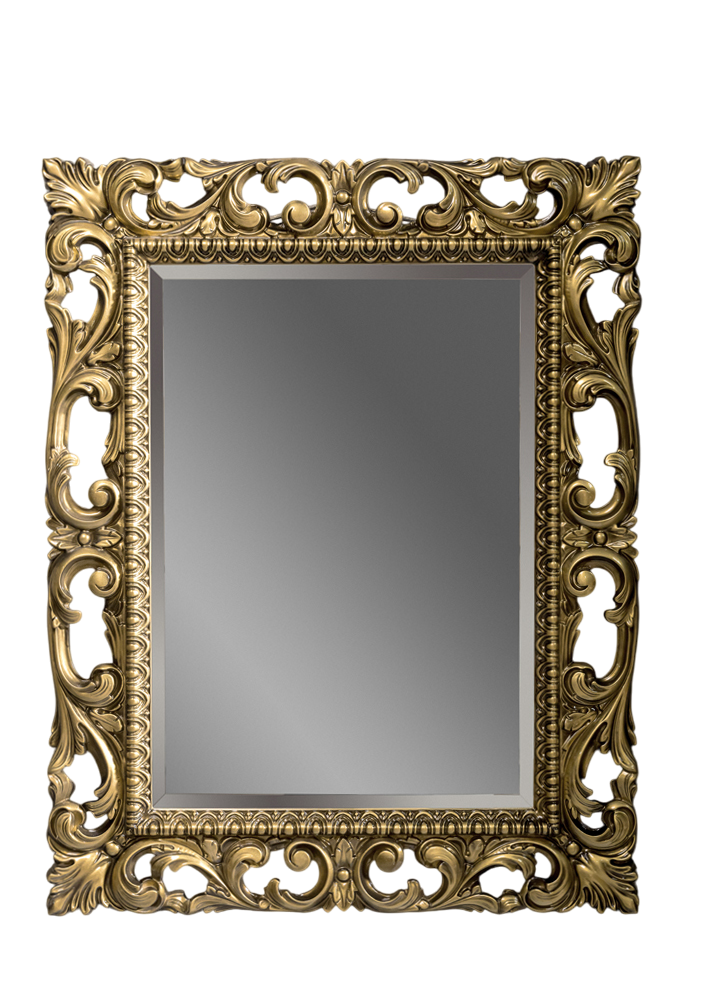 Boheme NeoArt Зеркало 75x95h см в поталевой раме, без посветки, цвет: bronze 514-P