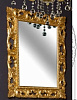 Boheme NeoArt Зеркало 75x95h см в поталевой раме, без посветки, цвет: gold 515-P