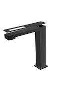 Boheme Q Смеситель для раковины высокий, без дк, высота излива 22,5 см, цвет: black 142-BB
